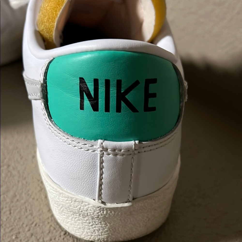 Nike Men’s Blazer Low 77 White and Gray Low-Top Sneakers - Picture 6 of 6